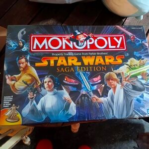Monopoly STAR WARS edition New, Still Has The Plast Wrap Aound It. Rare